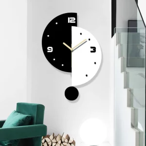 Creative Acrylic Swing Wall Clock
